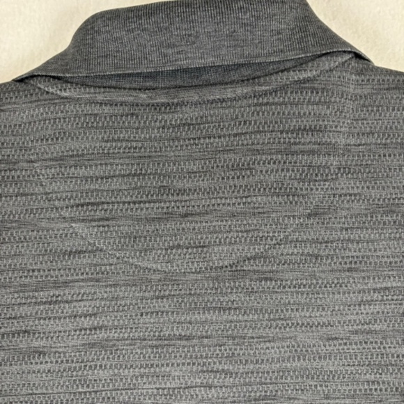 Haggar Cool 18 Marbled Gray Stripes Size L Golf Polo - Picture 6 of 10